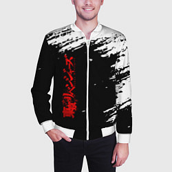 Бомбер мужской Токийские мстители, цвет: 3D-белый — фото 2