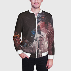 Бомбер мужской Paul de Technoir, цвет: 3D-белый — фото 2
