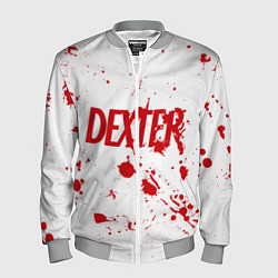 Мужской бомбер Dexter logo Декстер брызги крови