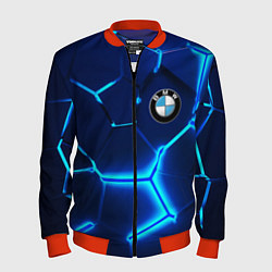 Мужской бомбер BMW LOGO 3Д ПЛИТЫ ГЕОМЕТРИЯ