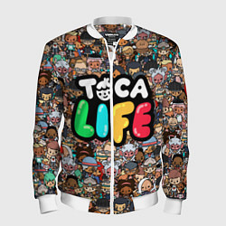 Бомбер мужской Toca Life, цвет: 3D-белый