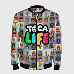 Бомбер мужской Toca Life, цвет: 3D-черный
