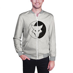 Бомбер мужской Лунные волки ранний лого цвет легиона, цвет: 3D-меланж — фото 2