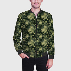 Бомбер мужской Крабы камуфляж, цвет: 3D-черный — фото 2