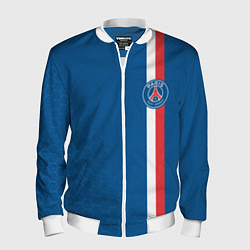 Бомбер мужской PSG SPORT STRIPES UNIFORM, цвет: 3D-белый
