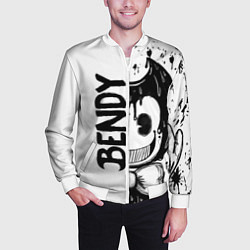 Бомбер мужской BENDY - БЕНДИ БРЫЗГИ КРАСКИ, цвет: 3D-белый — фото 2