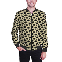 Бомбер мужской Шкура Леопарда Leopard, цвет: 3D-черный — фото 2