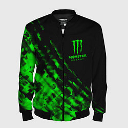 Мужской бомбер Monster Energy Текстура