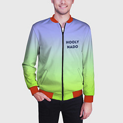 Бомбер мужской Чего надо?02, цвет: 3D-красный — фото 2