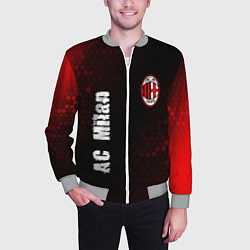 Бомбер мужской AC MILAN AC Milan Графика, цвет: 3D-меланж — фото 2
