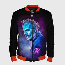 Бомбер мужской Slipknot - Corey Taylor - TGC, цвет: 3D-красный