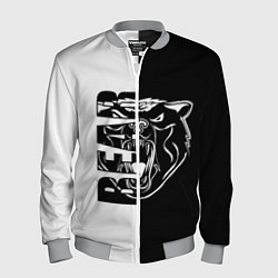 Бомбер мужской BEAR Медведь, цвет: 3D-меланж