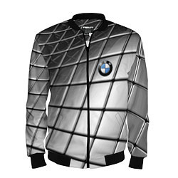 Бомбер мужской BMW pattern 2022, цвет: 3D-черный