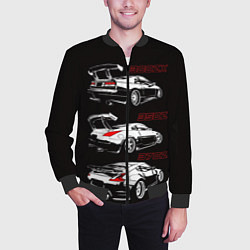 Бомбер мужской NISSAN 300 ZX 350Z 370Z JDM STYLE, цвет: 3D-черный — фото 2