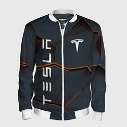 Мужской бомбер Tesla текстура