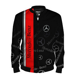 Бомбер мужской Mercedes Паттерн, цвет: 3D-черный