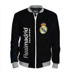 Бомбер мужской REAL MADRID Pro Sport Потертости, цвет: 3D-меланж