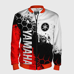 Бомбер мужской YAMAHA - ЯМАХА, цвет: 3D-красный