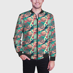 Бомбер мужской Ракетки для тенниса, цвет: 3D-черный — фото 2