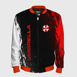 Бомбер мужской Resident evil амбрелла, цвет: 3D-красный