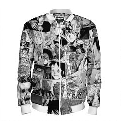 Бомбер мужской Дорохэдоро pattern, цвет: 3D-белый