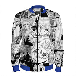 Бомбер мужской Hunter x Hunter pattern, цвет: 3D-синий