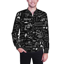 Бомбер мужской XXXTENTACION LOGOBOMBING, цвет: 3D-черный — фото 2