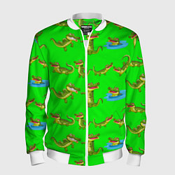 Мужской бомбер CHARMING CROCODILES