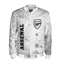 Бомбер мужской Arsenal Sport на светлом фоне, цвет: 3D-белый