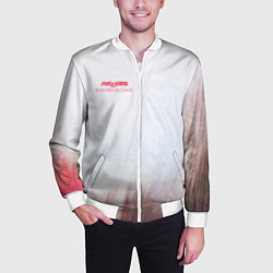 Бомбер мужской Seventeen Seconds - The Cure, цвет: 3D-белый — фото 2