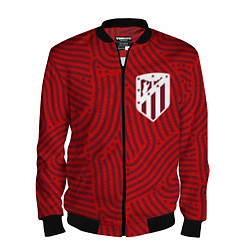 Бомбер мужской Atletico Madrid отпечатки, цвет: 3D-черный