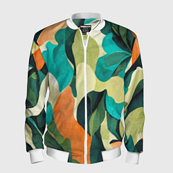 Бомбер мужской Multicoloured camouflage, цвет: 3D-белый