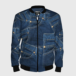 Мужской бомбер Джинсовка jeans
