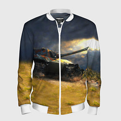 Бомбер мужской Танк Е100, цвет: 3D-белый