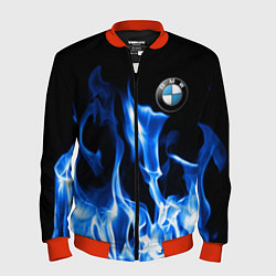 Бомбер мужской BMW fire, цвет: 3D-красный