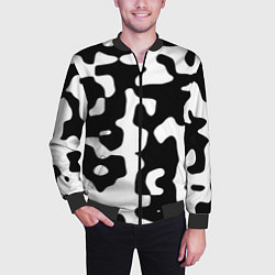 Бомбер мужской Камуфляж Cowskin крупный, цвет: 3D-черный — фото 2