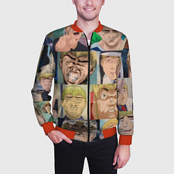 Бомбер мужской Лицо ГТО, цвет: 3D-красный — фото 2