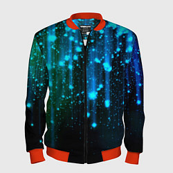 Бомбер мужской Space - starfall, цвет: 3D-красный