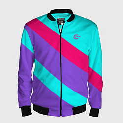 Бомбер мужской Аля восьмидесятые FIRM, цвет: 3D-черный