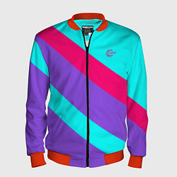 Бомбер мужской Аля восьмидесятые FIRM, цвет: 3D-красный