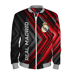 Бомбер мужской Real Madrid art, цвет: 3D-меланж