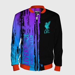 Бомбер мужской Liverpool FC sport, цвет: 3D-красный