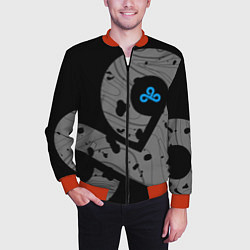 Бомбер мужской Форма Cloud 9 black, цвет: 3D-красный — фото 2