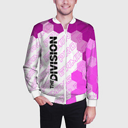 Бомбер мужской The Division pro gaming: по-вертикали, цвет: 3D-белый — фото 2