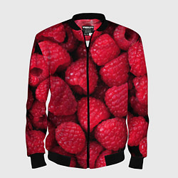 Бомбер мужской Малина - паттерн, цвет: 3D-черный
