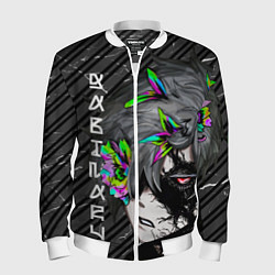 Бомбер мужской Адский рай - пустой Габимару, цвет: 3D-белый