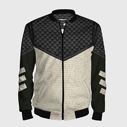 Бомбер мужской Ворон-Nevermore, цвет: 3D-черный