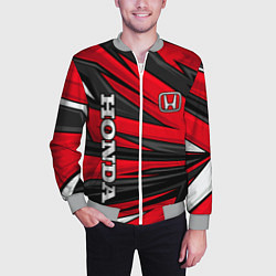 Бомбер мужской Red sport - honda, цвет: 3D-меланж — фото 2