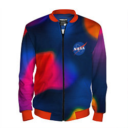 Бомбер мужской Nasa gradient sportcolor, цвет: 3D-красный