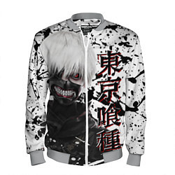 Бомбер мужской Kaneki Ken - Токийский Гуль, цвет: 3D-меланж